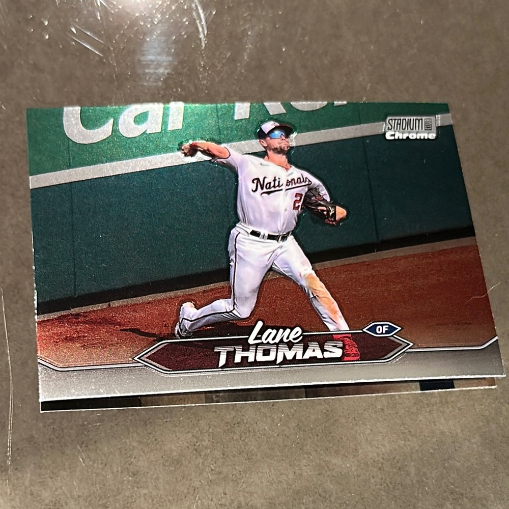 Lane Thomas Baseball Card